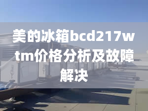 美的冰箱bcd217wtm价格分析及故障解决