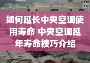 如何延长中央空调使用寿命 中央空调延年寿命技巧介绍