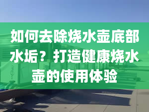 如何去除烧水壶底部水垢？打造健康烧水壶的使用体验