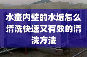 水壶内壁的水垢怎么清洗快速又有效的清洗方法