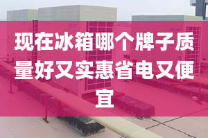 现在冰箱哪个牌子质量好又实惠省电又便宜