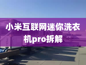 小米互联网迷你洗衣机pro拆解