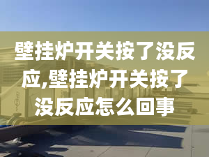 壁挂炉开关按了没反应,壁挂炉开关按了没反应怎么回事