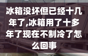 冰箱没坏但已经十几年了,冰箱用了十多年了现在不制冷了怎么回事