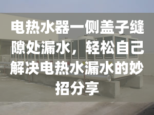 电热水器一侧盖子缝隙处漏水，轻松自己解决电热水漏水的妙招分享