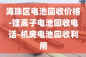 海珠区电池回收价格-锂离子电池回收电话-机房电池回收利用