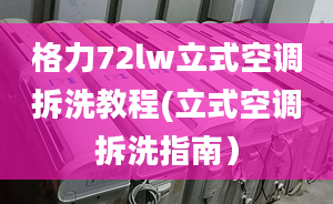 格力72lw立式空调拆洗教程(立式空调拆洗指南）