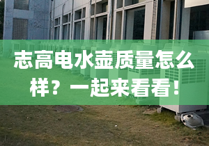 志高电水壶质量怎么样？一起来看看！