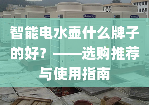 智能电水壶什么牌子的好？——选购推荐与使用指南