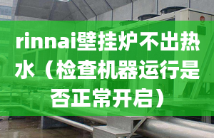 rinnai壁挂炉不出热水（检查机器运行是否正常开启）