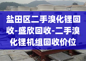 盐田区二手溴化锂回收-盛欣回收-二手溴化锂机组回收价位