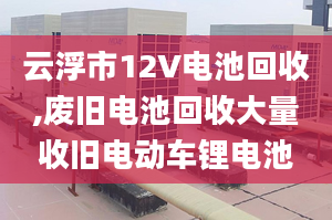 云浮市12V电池回收,废旧电池回收大量收旧电动车锂电池