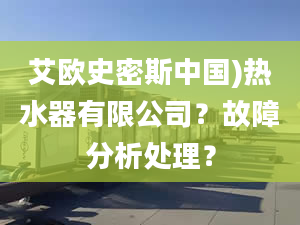 艾欧史密斯中国)热水器有限公司？故障分析处理？