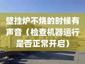 壁挂炉不烧的时候有声音（检查机器运行是否正常开启）