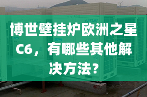 博世壁挂炉欧洲之星C6，有哪些其他解决方法？