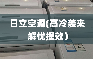 日立空调(高冷袭来 解忧提效）