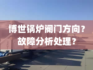 博世锅炉阀门方向？故障分析处理？