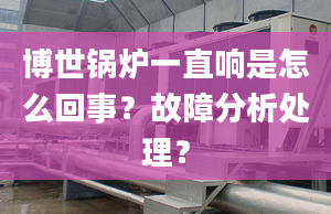 博世锅炉一直响是怎么回事？故障分析处理？