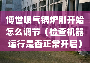 博世暖气锅炉刚开始怎么调节（检查机器运行是否正常开启）