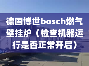 德国博世bosch燃气壁挂炉（检查机器运行是否正常开启）