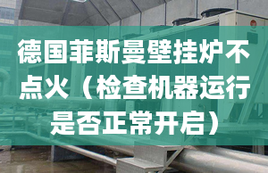 德国菲斯曼壁挂炉不点火（检查机器运行是否正常开启）