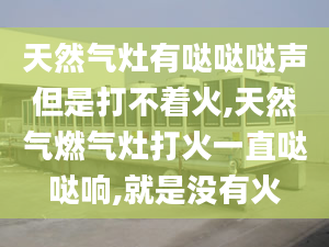 天然气灶有哒哒哒声但是打不着火,天然气燃气灶打火一直哒哒响,就是没有火