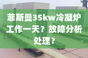 菲斯曼35kw冷凝炉工作一天？故障分析处理？