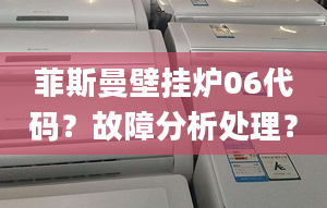 菲斯曼壁挂炉06代码？故障分析处理？