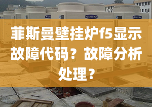 菲斯曼壁挂炉f5显示故障代码？故障分析处理？