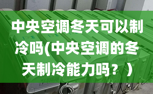 中央空调冬天可以制冷吗(中央空调的冬天制冷能力吗？）