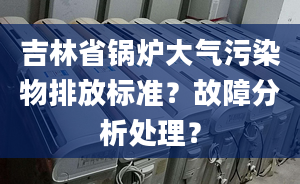 吉林省锅炉大气污染物排放标准？故障分析处理？