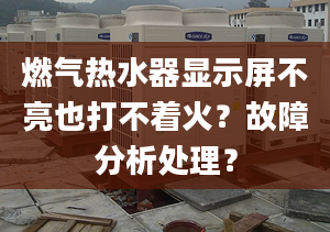 燃气热水器显示屏不亮也打不着火？故障分析处理？