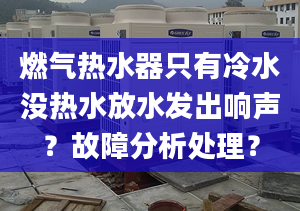 燃气热水器只有冷水没热水放水发出响声？故障分析处理？