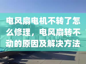 电风扇电机不转了怎么修理，电风扇转不动的原因及解决方法