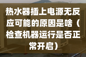 热水器插上电源无反应可能的原因是啥（检查机器运行是否正常开启）