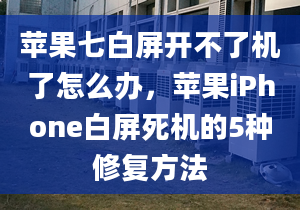 苹果七白屏开不了机了怎么办，苹果iPhone白屏死机的5种修复方法