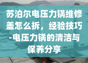 苏泊尔电压力锅维修盖怎么拆，经验技巧-电压力锅的清洁与保养分享