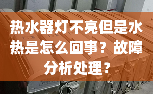 热水器灯不亮但是水热是怎么回事？故障分析处理？