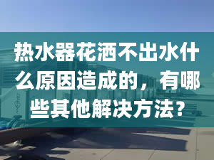 热水器花洒不出水什么原因造成的，有哪些其他解决方法？