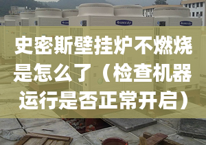 史密斯壁挂炉不燃烧是怎么了（检查机器运行是否正常开启）