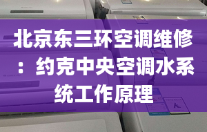 北京东三环空调维修：约克中央空调水系统工作原理