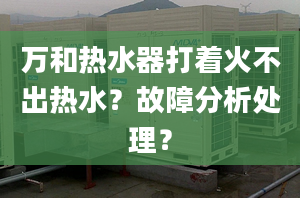 万和热水器打着火不出热水？故障分析处理？