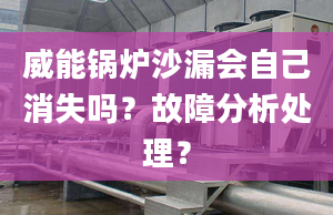 威能锅炉沙漏会自己消失吗？故障分析处理？