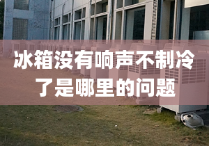 冰箱没有响声不制冷了是哪里的问题