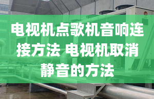 电视机点歌机音响连接方法 电视机取消静音的方法