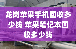 龙岗苹果手机回收多少钱 苹果笔记本回收多少钱