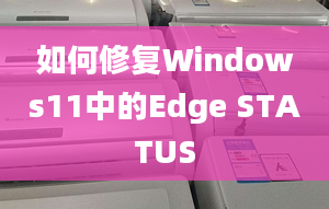 如何修复Windows11中的Edge STATUS