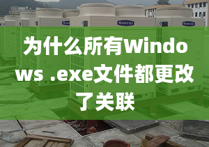 为什么所有Windows .exe文件都更改了关联