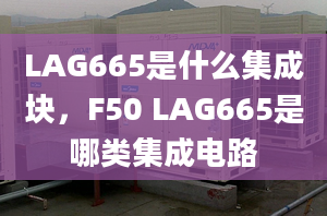 LAG665是什么集成块，F50 LAG665是哪类集成电路