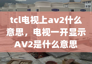 tcl电视上av2什么意思，电视一开显示AV2是什么意思